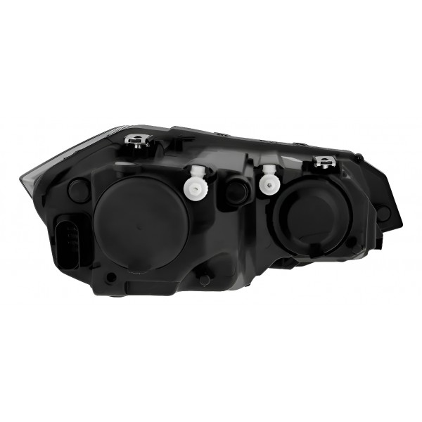 Farol Principal Polo Virtus 2018 A 2022 Friso Preto Esquerdo/motorista