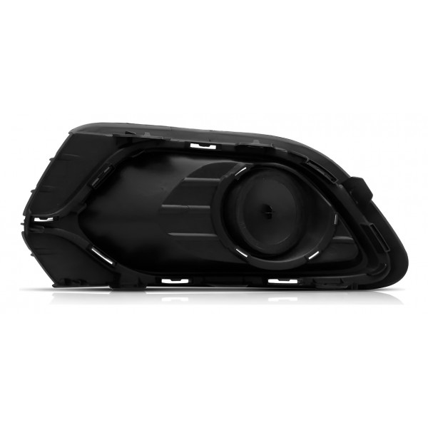 Moldura Grade Milha Dianteiro Logan 2014 A 2019 S/ Furo Preto Direito