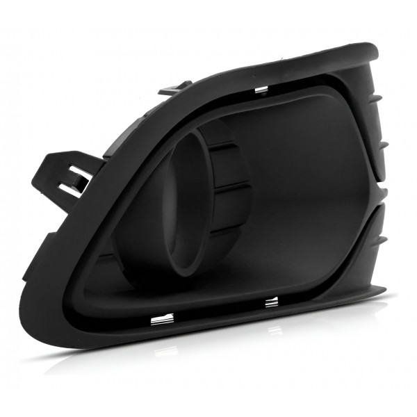 Moldura Grade Milha Dianteiro Logan 2014 A 2019 S/ Furo Preto Direito