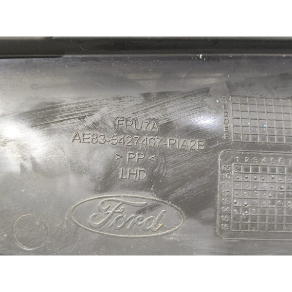 Forro Porta Traseiro Esquerdo New Fiesta 2011 A 2019 Preto