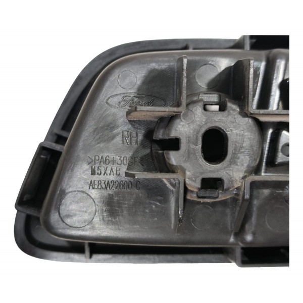 Maçaneta Interna Traseira Direita New Fiesta 2014 A 2019 Prata