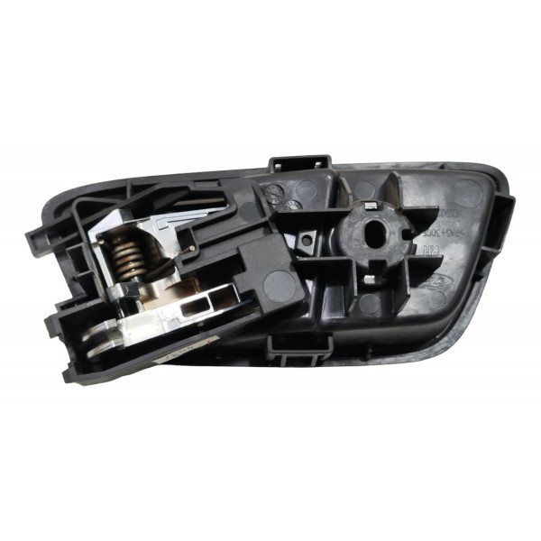 Maçaneta Interna Traseira Direita New Fiesta 2014 A 2019 Prata