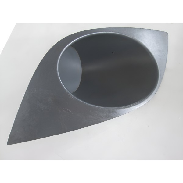 Grade Farol Milha Parachoque Palio G5 12 Ate 16 Esq Preto Esquerdo