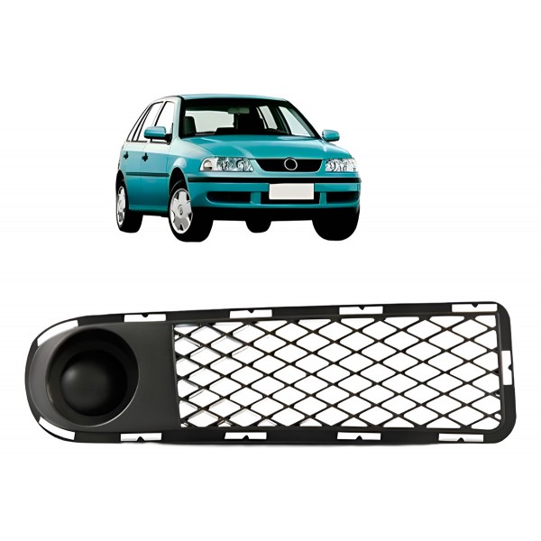 Grade Moldura Milha Gol Giii Fase 1 S/furo C/milha 99 A 2002 Direito