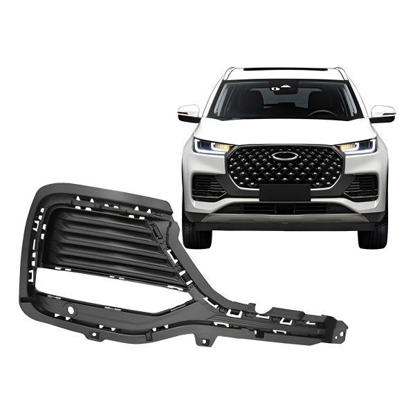 Grade Moldura Milha Tiggo 8 Pro 2023 A 2024 Com Furo Direito