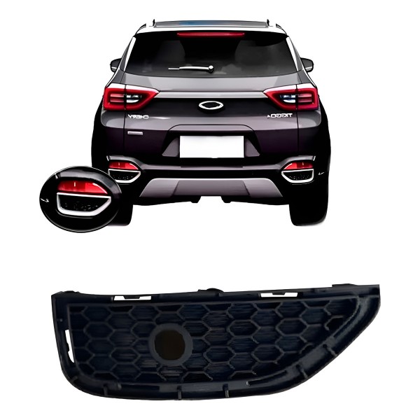 Grade Parachoque Traseiro Tiggo 5x 2019 A 2020 C/ Furo