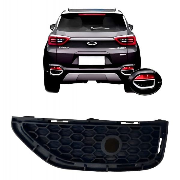 Grade Parachoque Traseiro Tiggo 5x 2019 A 2020 C/ Furo