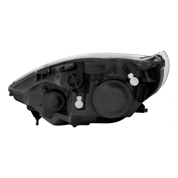 Farol Esquerdo Fiesta Rocam 2010 A 2014 Mascara Negra Esquerdo/motorista