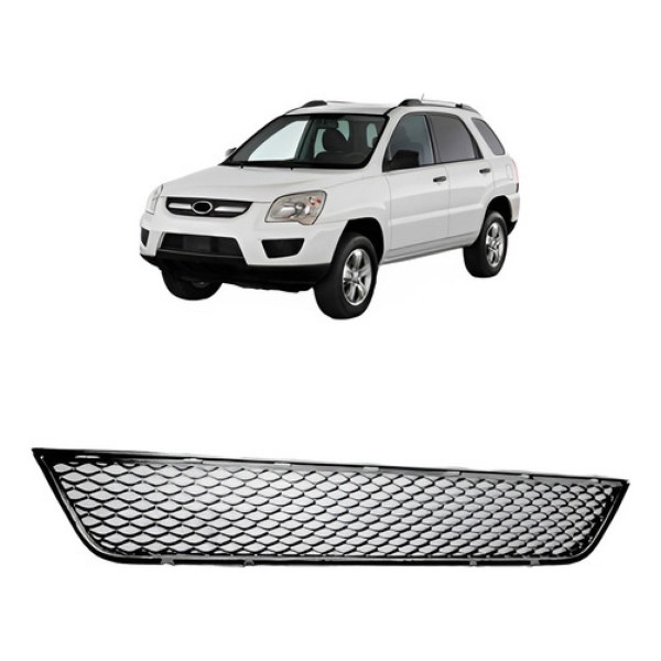 Grade Parachoque Sportage 2009 2010 2011 Central Preto