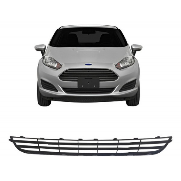 Grade Parachoque Fiesta 2013 2014 2015 2016 Sedan Preto