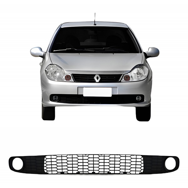 Symbol 09/12 Grade P/choque Diant Central C/f Preto