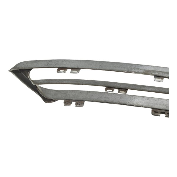 Friso Grade Parachoque Peugeot 308 2012 A 2015 Original Preto Cromado