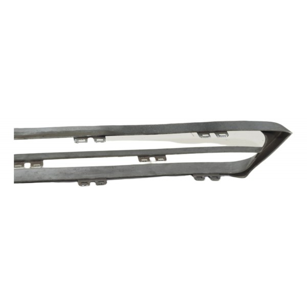 Friso Grade Parachoque Peugeot 308 2012 A 2015 Original Preto Cromado