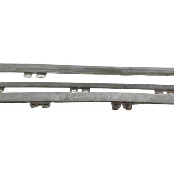 Friso Grade Parachoque Peugeot 308 2012 A 2015 Original Preto Cromado