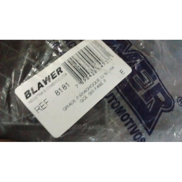 Grade Milha Auxiliar Gol G3 Fase 2 03/05 Esquerdo Preto Esquerdo