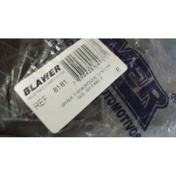 Grade Milha Auxiliar Gol G3 Fase 2 03/05 Esquerdo Preto Esquerdo