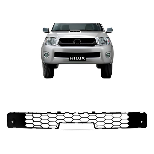 Grade Inferior Central Hilux Srv 2008 2009 2010 2011 Preto