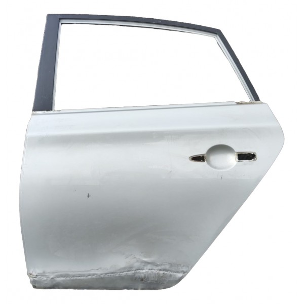 Porta Traseira Esquerda Sentra 2014 A 2019 Com Detalhe Traseira Esquerdo Prateado