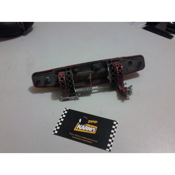 Maçaneta Externa Porta Sandero Traseira Esquerda Vermelho