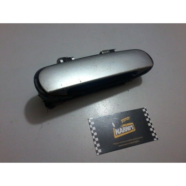 Maçaneta Externa Porta Audi A-3 97 03 Tras Direita Prateado