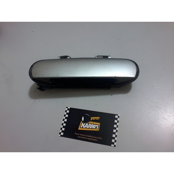 Maçaneta Externa Porta Audi A-3 97 03 Tras Direita Prateado