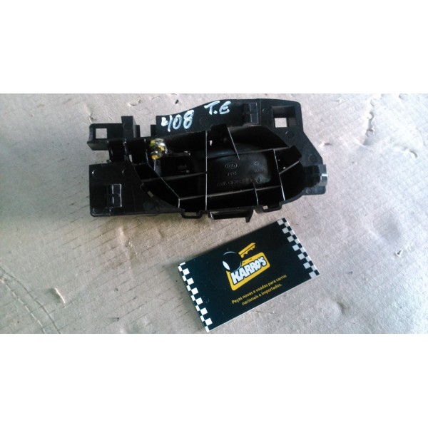 Maçaneta Interna Cromada Porta Peugeot 408 Tras Esq