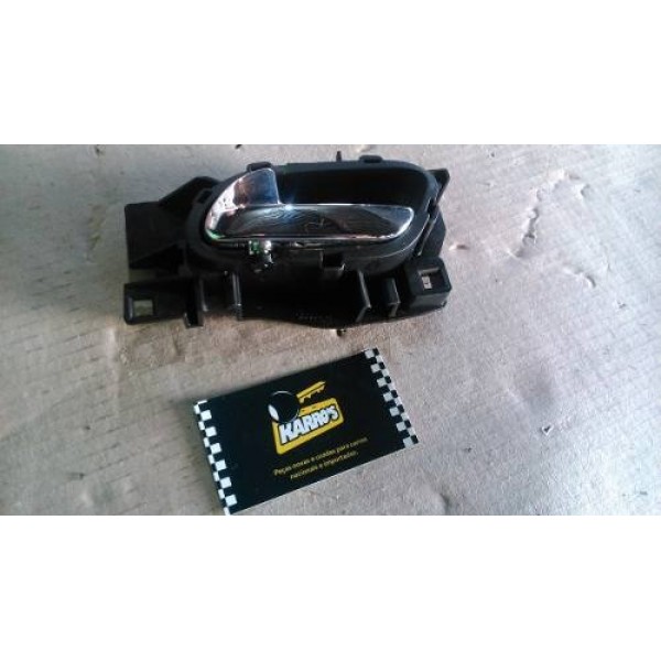 Maçaneta Interna Cromada Porta Peugeot 408 Tras Esq
